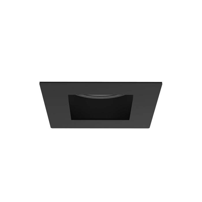 Aether Atomic Square Pinhole Recessed Light in Black.