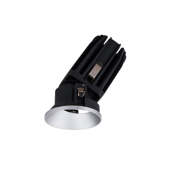 FQ 2" Round Adjustable LED Recessed Light in Haze/White (Adjustable Trimless).