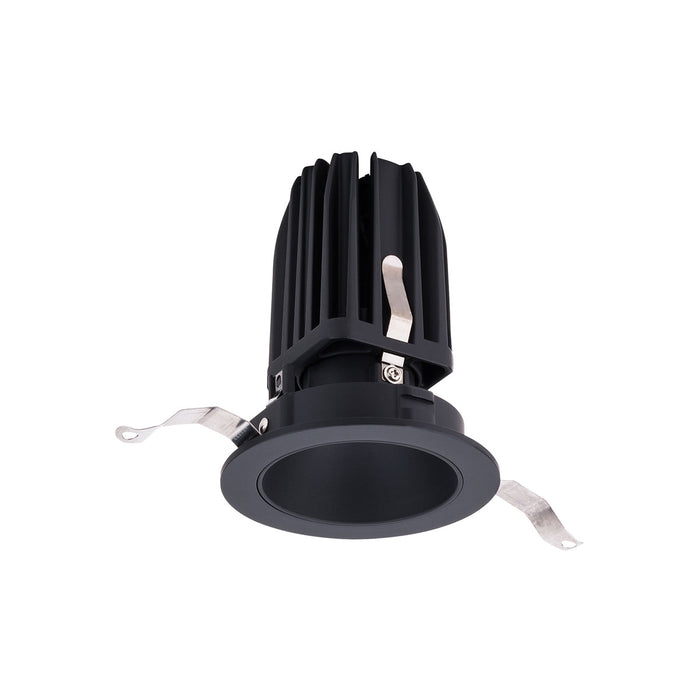 FQ 2" Round Adjustable LED Recessed Light in Black (Downlight Trim).