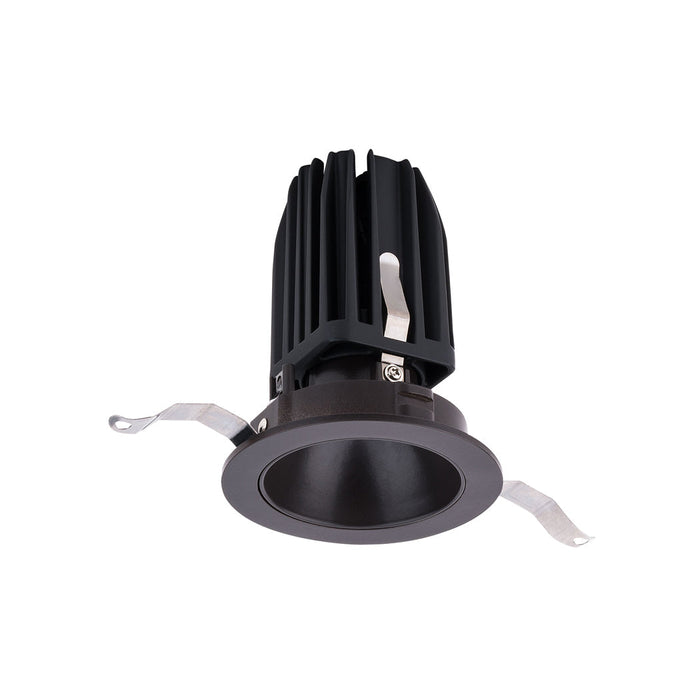 FQ 2" Round Adjustable LED Recessed Light in Dark Bronze (Downlight Trim).