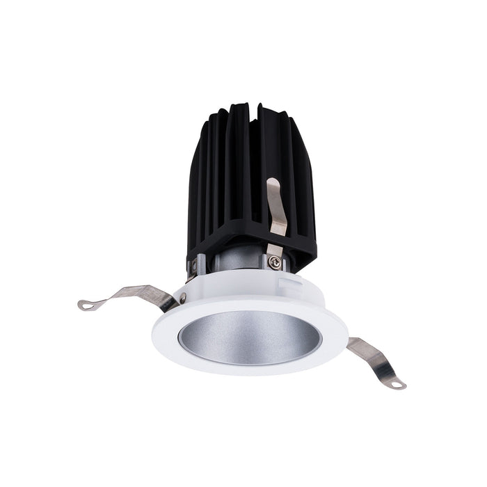 FQ 2" Round Adjustable LED Recessed Light in Haze/White (Downlight Trim).