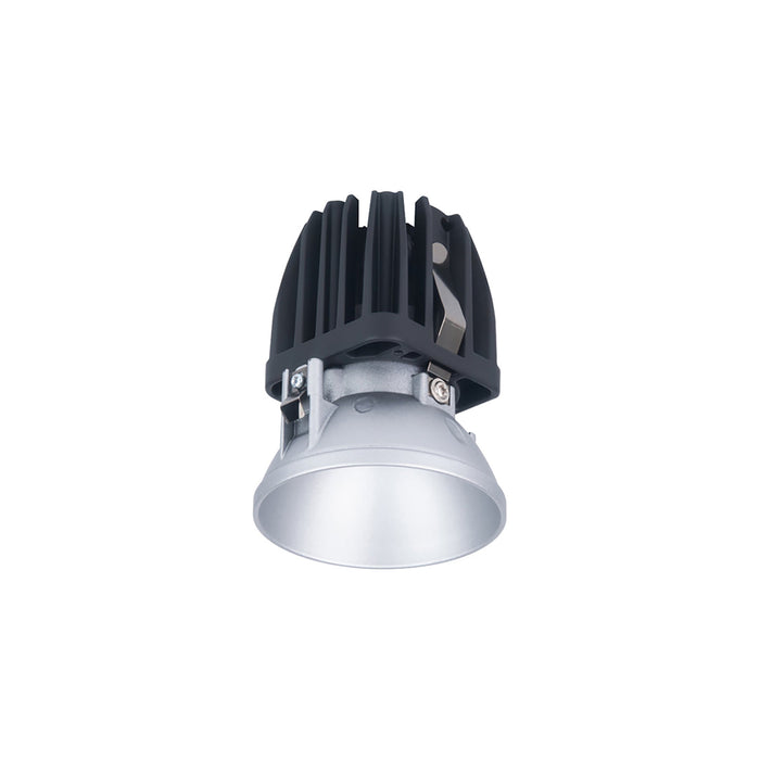 FQ 2" Shallow Round Adjustable LED Recessed Light in Haze/White (Downlight Trimless).