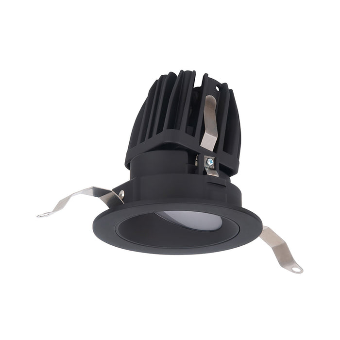 FQ 2" Shallow Round Wall Wash LED Recessed Light in Black (Wall Wash Trim).