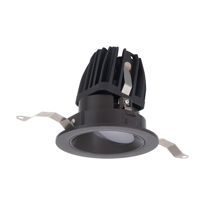 FQ 2" Shallow Round Wall Wash LED Recessed Light in Dark Bronze (Wall Wash Trim).