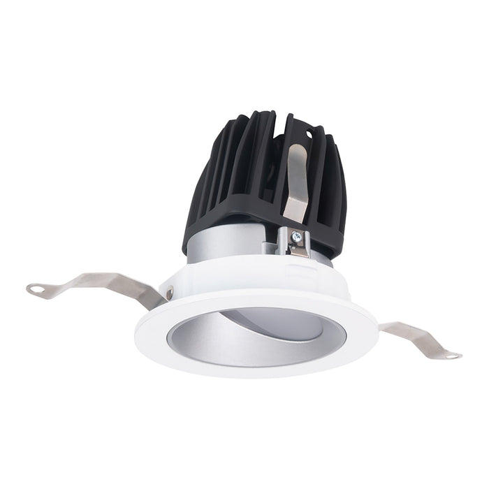 FQ 2" Shallow Round Wall Wash LED Recessed Light in Haze/White (Wall Wash Trim).
