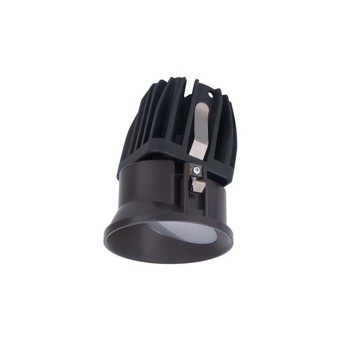 FQ 2" Shallow Round Wall Wash LED Recessed Light in Dark Bronze (Wall Wash Trimless).