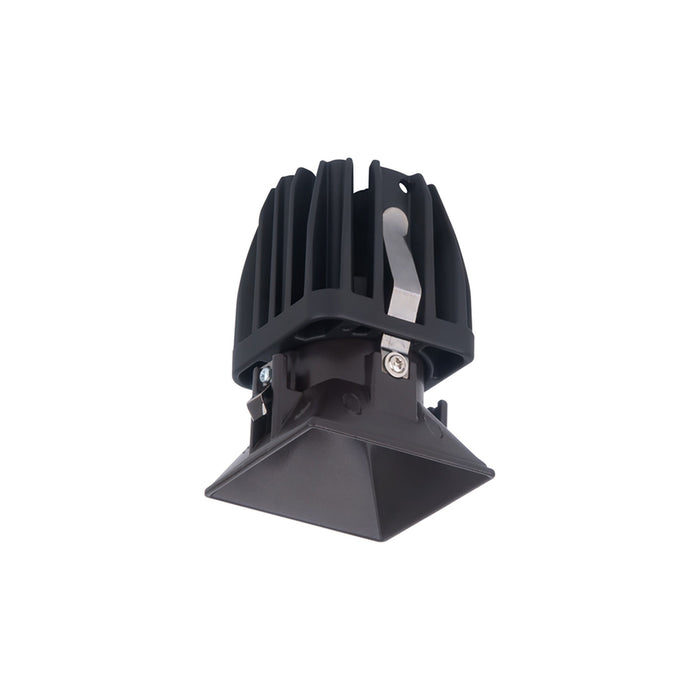 FQ 2" Shallow Square LED Downlight Recessed Light in Dark Bronze (Downlight Trimless).