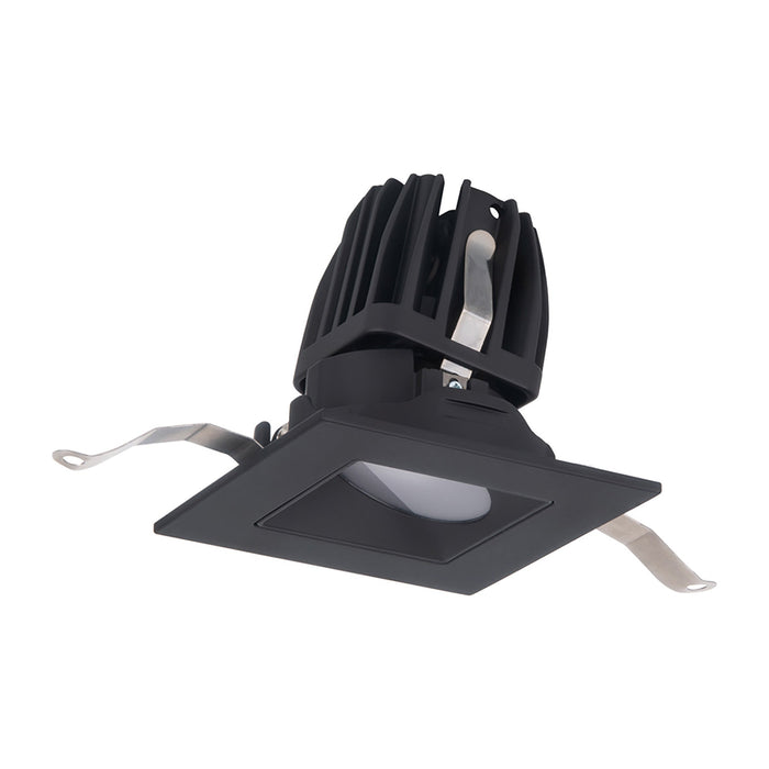 FQ 2" Shallow Square Wall Wash LED Recessed Light in Black (Wall Wash Trim).