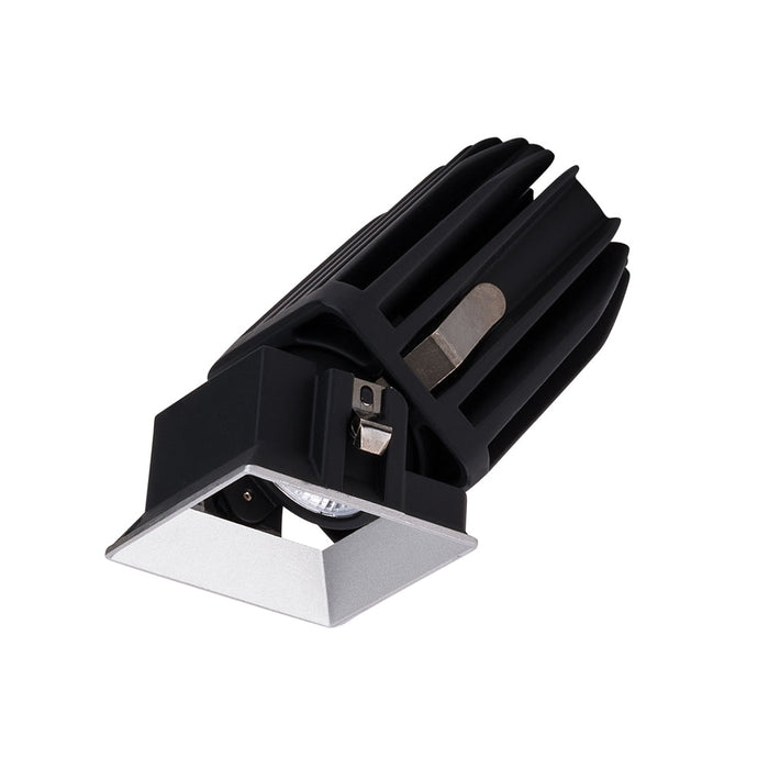 FQ 2" Square Adjustable LED Recessed Light in Haze/White (Adjustable Trimless).
