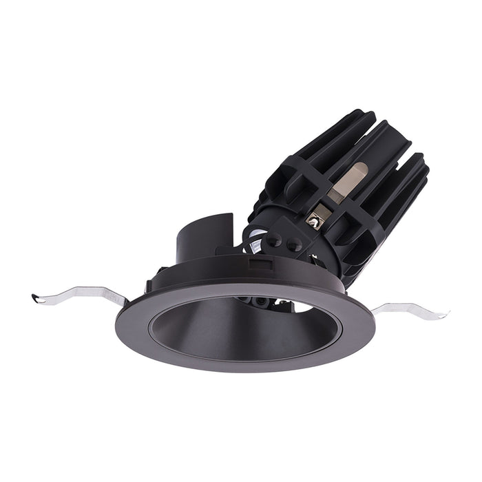 FQ 4" Round Adjustable LED Recessed Light in Dark Bronze (Adjustable Trim).