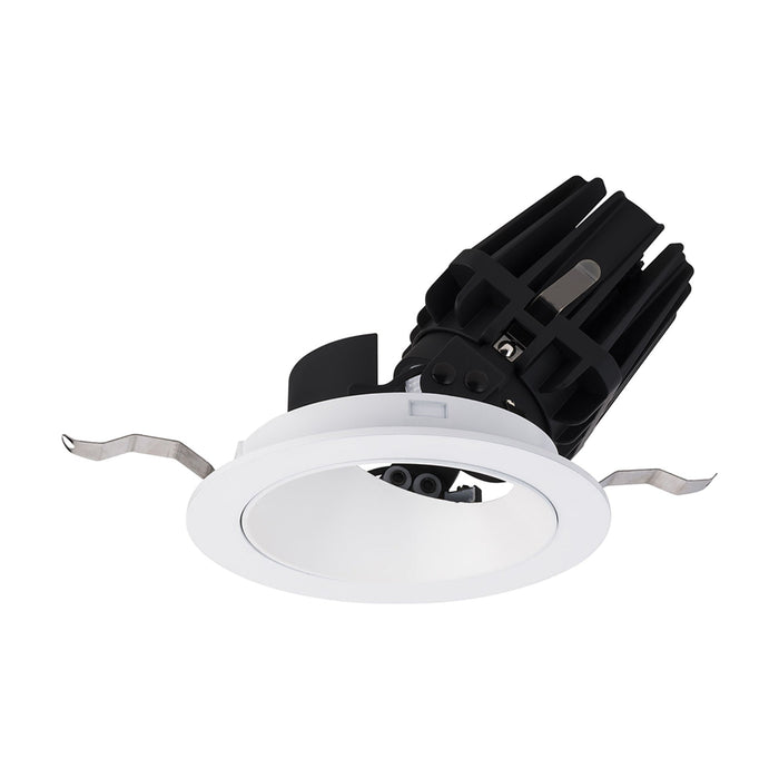 FQ 4" Round Adjustable LED Recessed Light in White (Adjustable Trim).