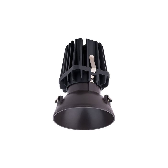FQ 4" Round Wall Wash LED Recessed Light in Dark Bronze (Downlight Trimless).