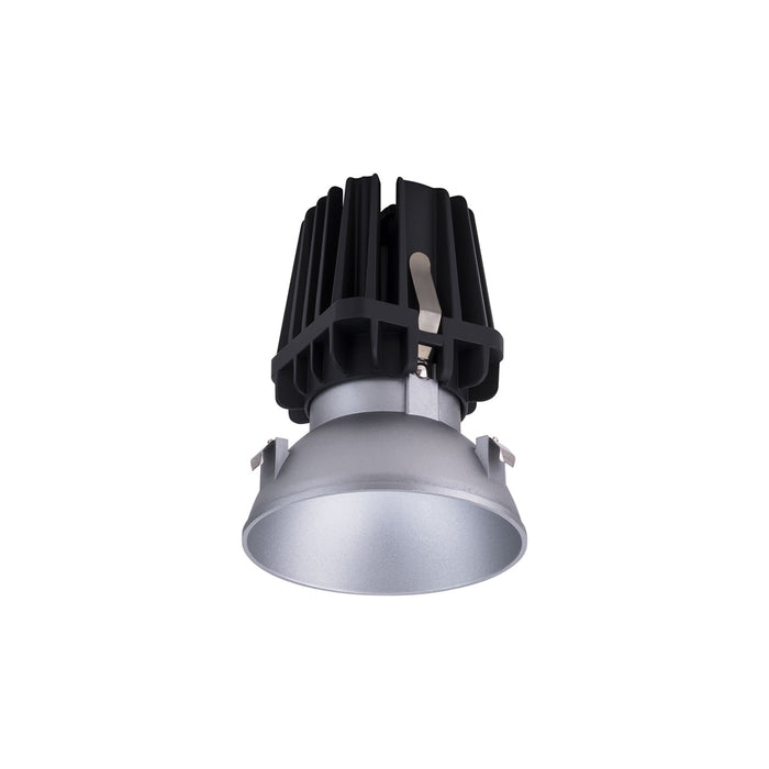 FQ 4" Round Wall Wash LED Recessed Light in Haze/White (Downlight Trimless).