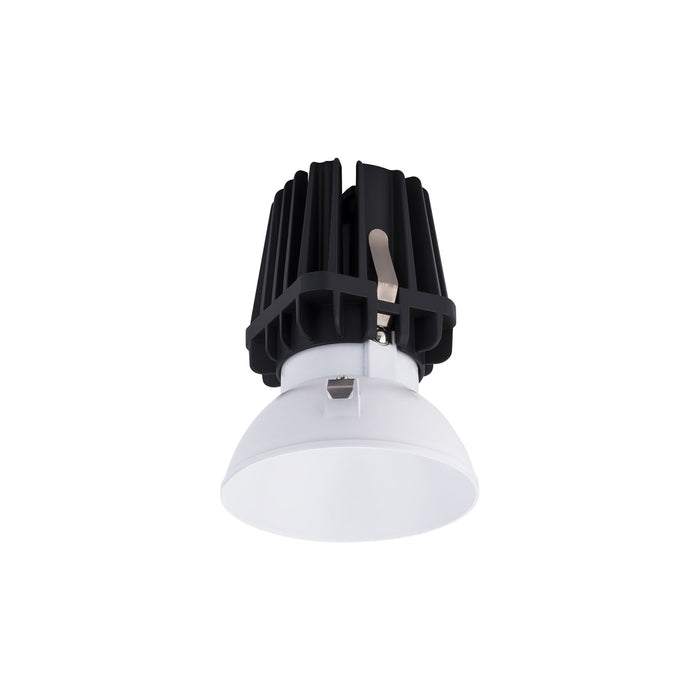 FQ 4" Round Wall Wash LED Recessed Light in White (Downlight Trimless).
