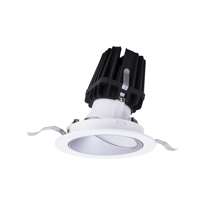 FQ 4" Round Wall Wash LED Recessed Light in Haze/White (Wall Wash Trim).