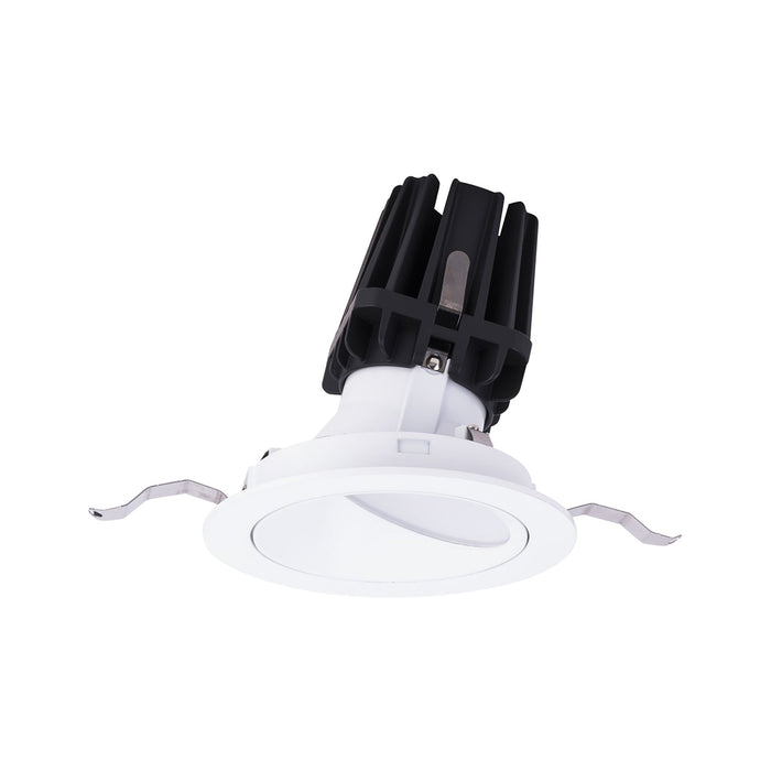 FQ 4" Round Wall Wash LED Recessed Light in White (Wall Wash Trim).