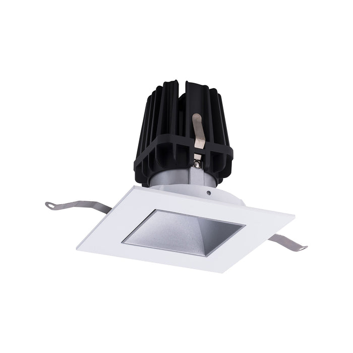 FQ 4" Square Downlight LED Recessed Light in Haze/White (Downlight Trim).