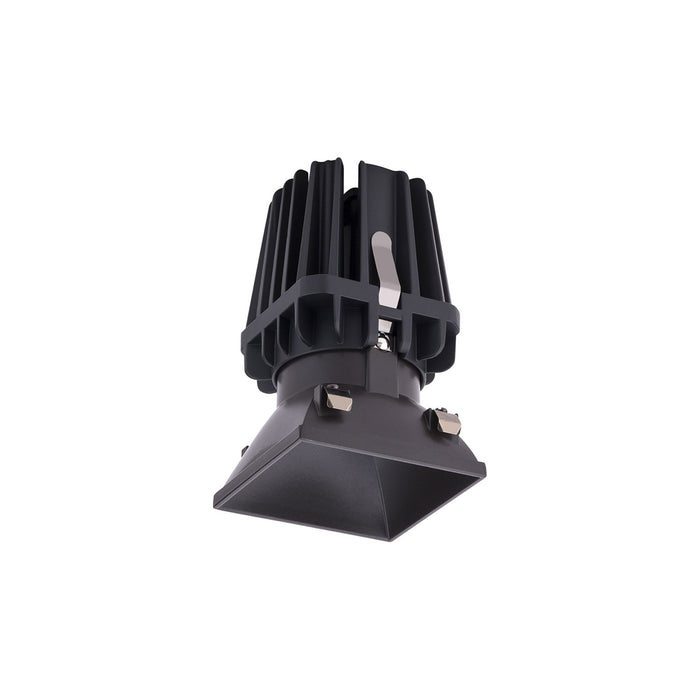 FQ 4" Square Downlight LED Recessed Light in Dark Bronze (Downlight Trimless).