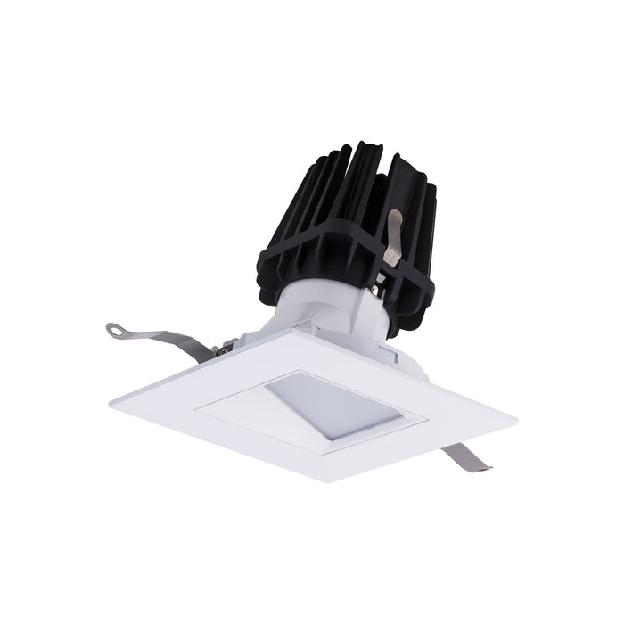 FQ 4" Square Wall Wash LED Recessed Light in White (Wall Wash Trim).