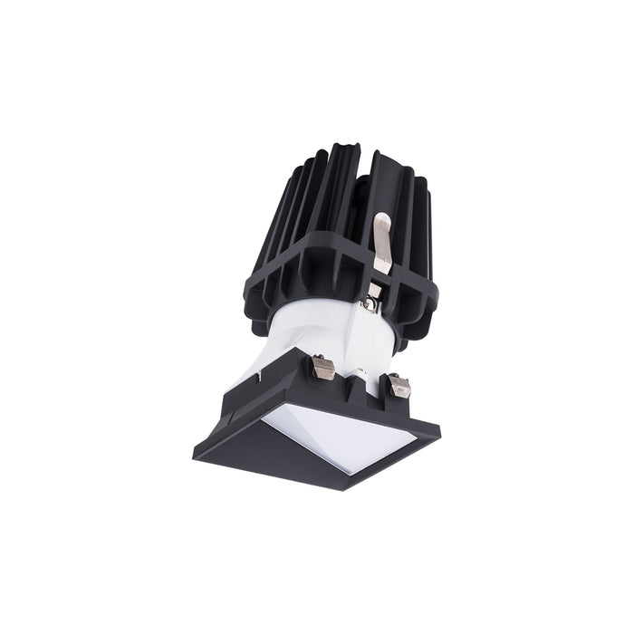 FQ 4" Square Wall Wash LED Recessed Light in Black (Wall Wash Trimless).