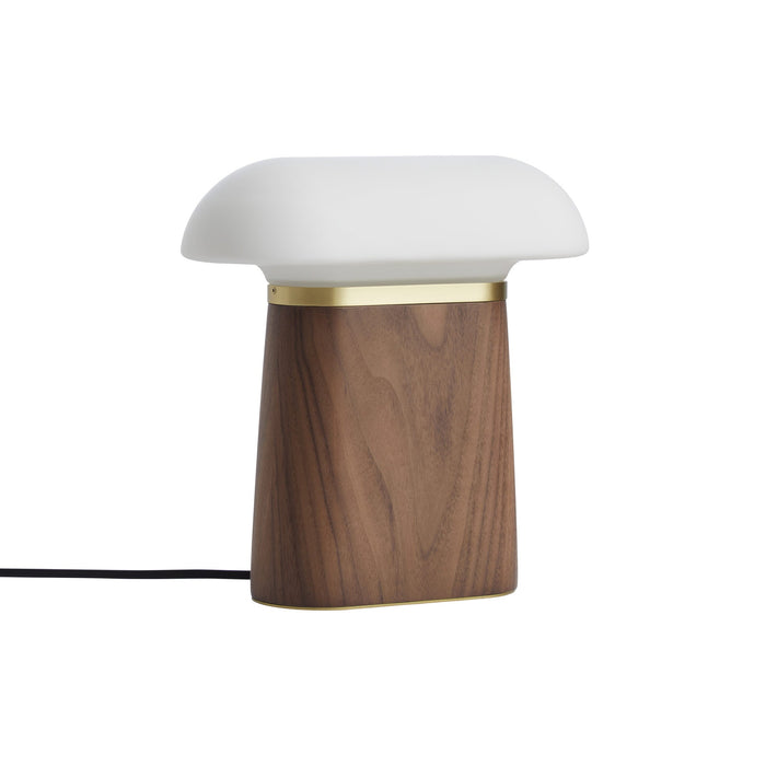 Nova Table Lamp in Walnut.