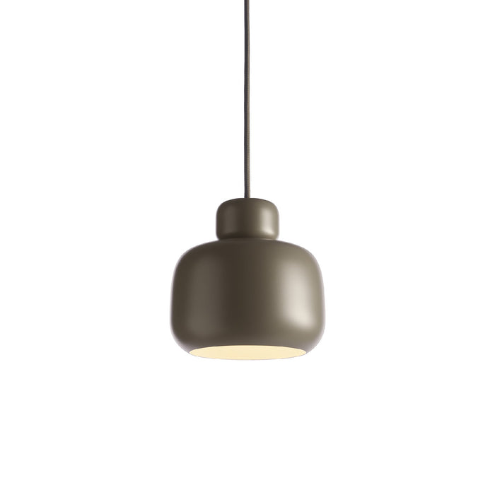 Stone Pendant Light in Taupe (Small).