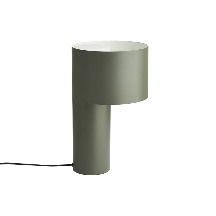 Tangent Table Lamp in Forest Green.