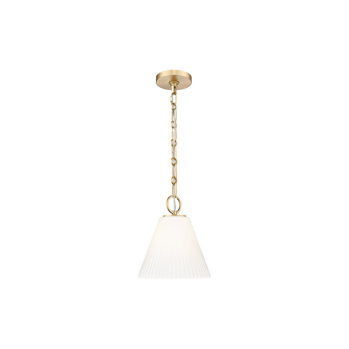 Alaric Pendant Light in Modern Gold (10-Inch).