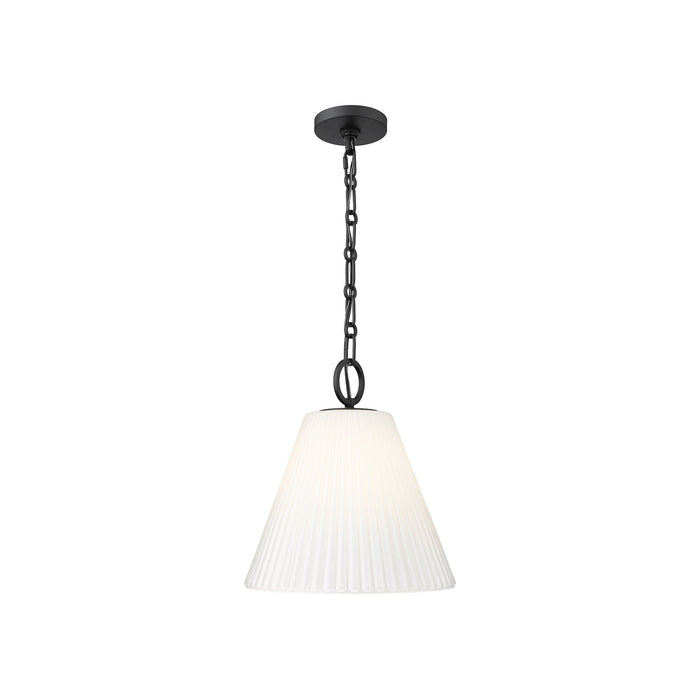 Alaric Pendant Light in Matte Black (14-Inch).