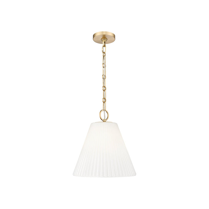 Alaric Pendant Light in Modern Gold (14-Inch).