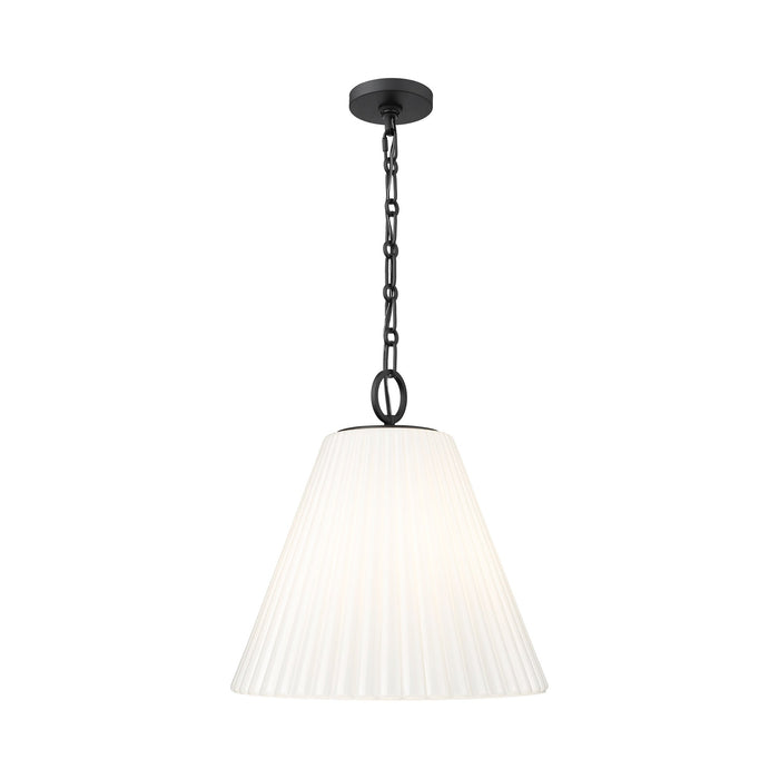 Alaric Pendant Light in Matte Black (18-Inch).