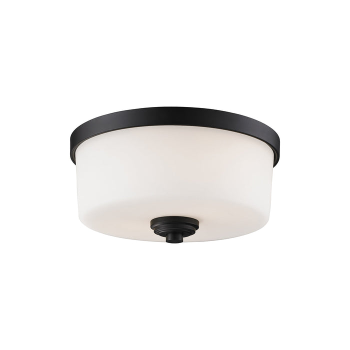 Arlington Flush Mount Ceiling Light in Bronze (Small).