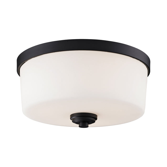 Arlington Flush Mount Ceiling Light in Bronze (Large).