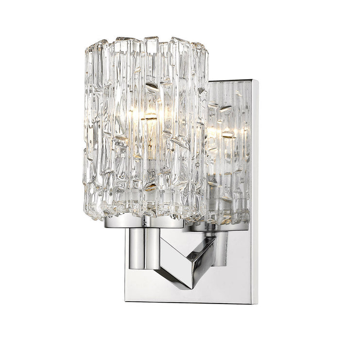 Aubrey Bath Wall Light in Chrome.