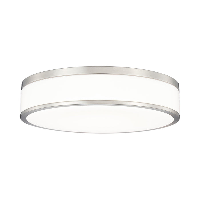 Ballord LED Flush Mount Ceiling Light in Brushed Nickel (16-Inch).