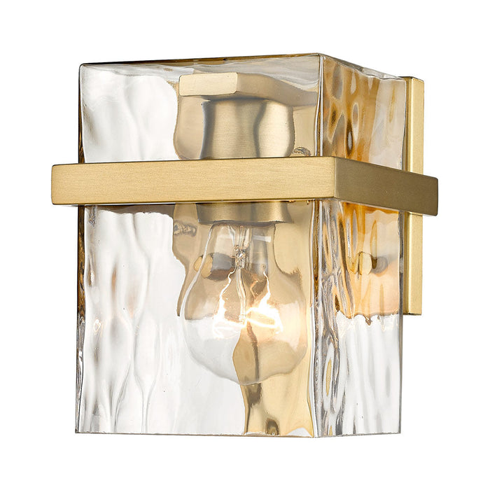 Bennington Bath Wall Light in Modern Gold.