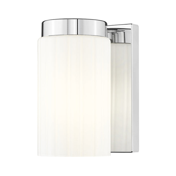 Burk Bath Wall Light in Chrome.