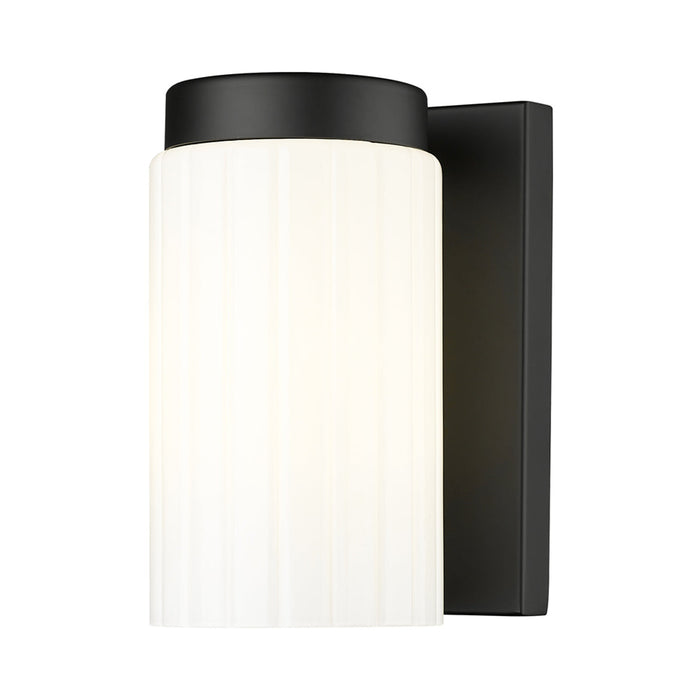 Burk Bath Wall Light in Matte Black.