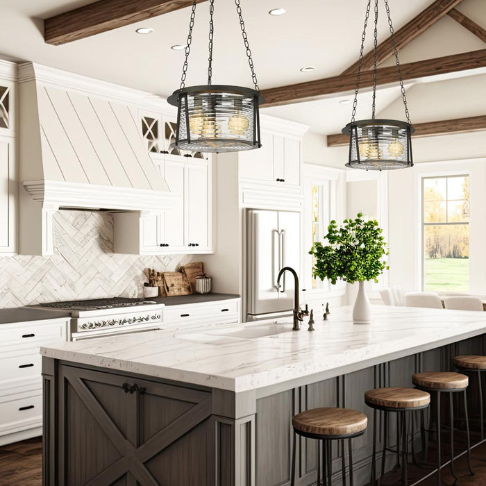 Cape Harbor Pendant Light in kitchen.