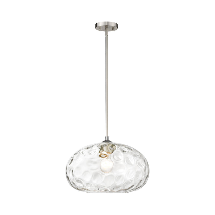 Chloe Pendant Light in Brushed Nickel (Oval).