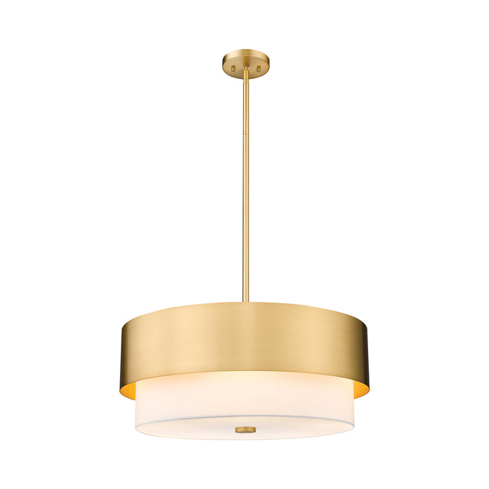 Counterpoint Pendant Light in Modern Gold (24-Inch).
