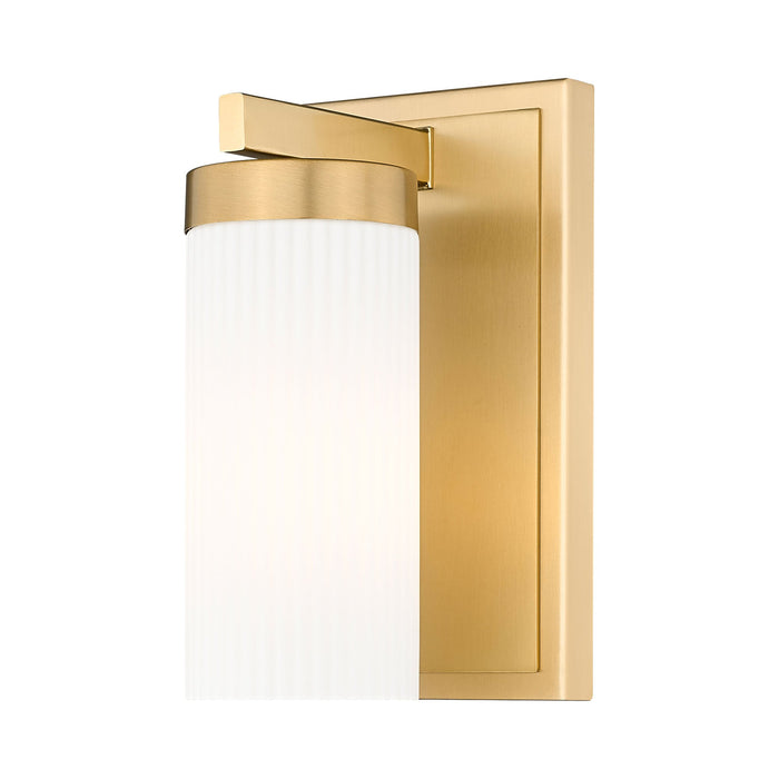 Danica Bath Wall Light in Modern Gold.