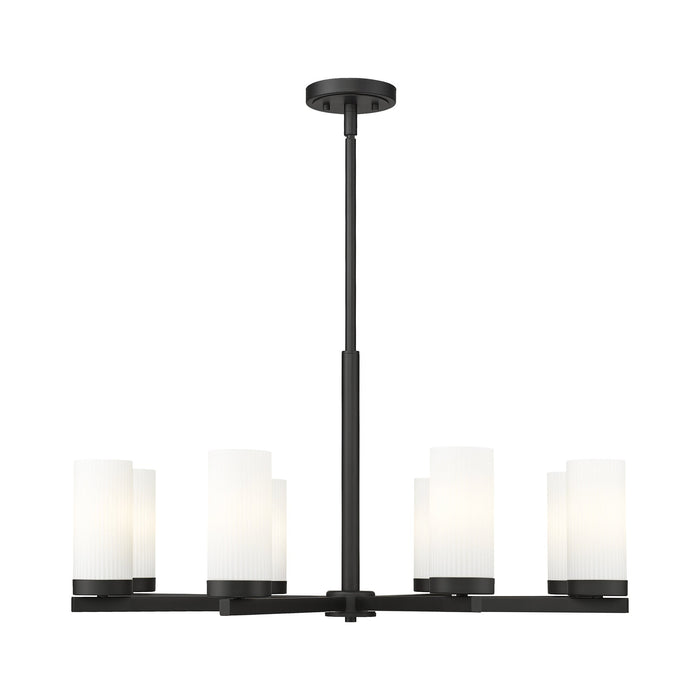 Danica Chandelier in Matte Black (8-Light).