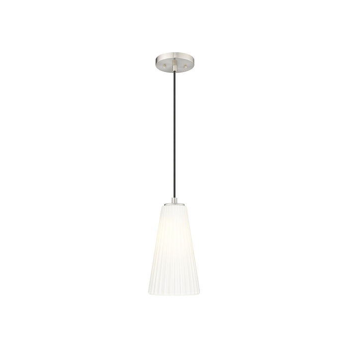 Farrell Pendant Light in Brushed Nickel (Rod Not Included/11-Inch).