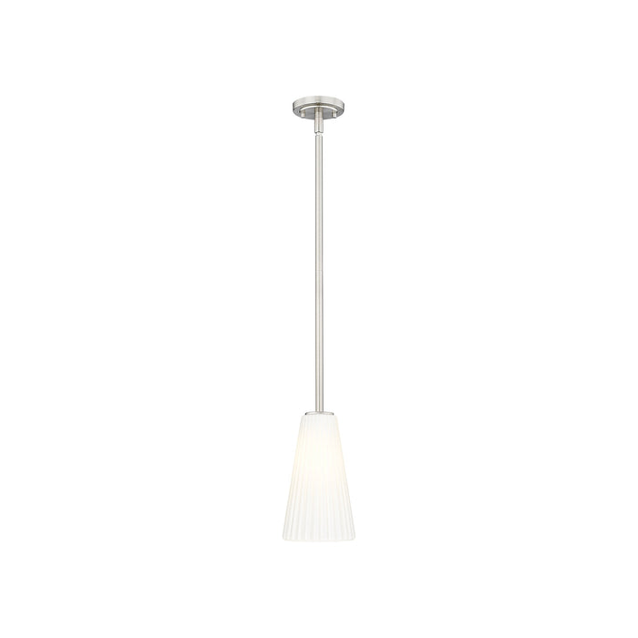 Farrell Pendant Light in Brushed Nickel (Rod Included/11-Inch).