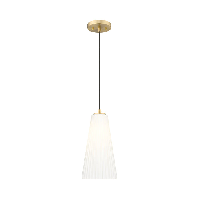 Farrell Pendant Light in Modern Gold (Rod Not Included/13.63-Inch).