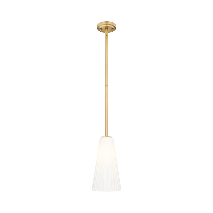 Farrell Pendant Light in Modern Gold (Rod Included/13.63-Inch).