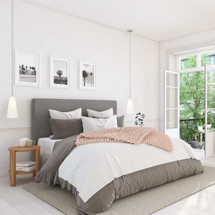 Farrell Pendant Light in bedroom.