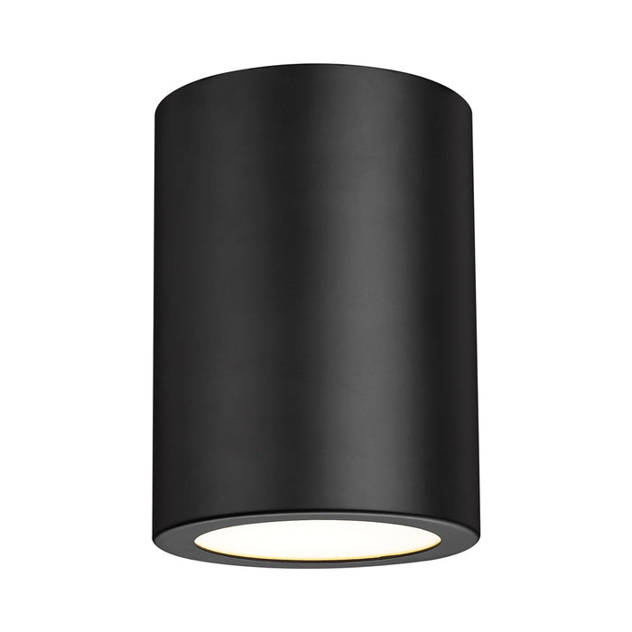 Harley Flush Mount Ceiling Light in Matte Black (5-Inch).