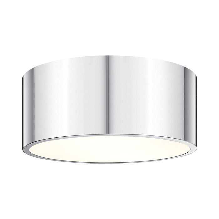 Harley Flush Mount Ceiling Light in Chrome (12-Inch).